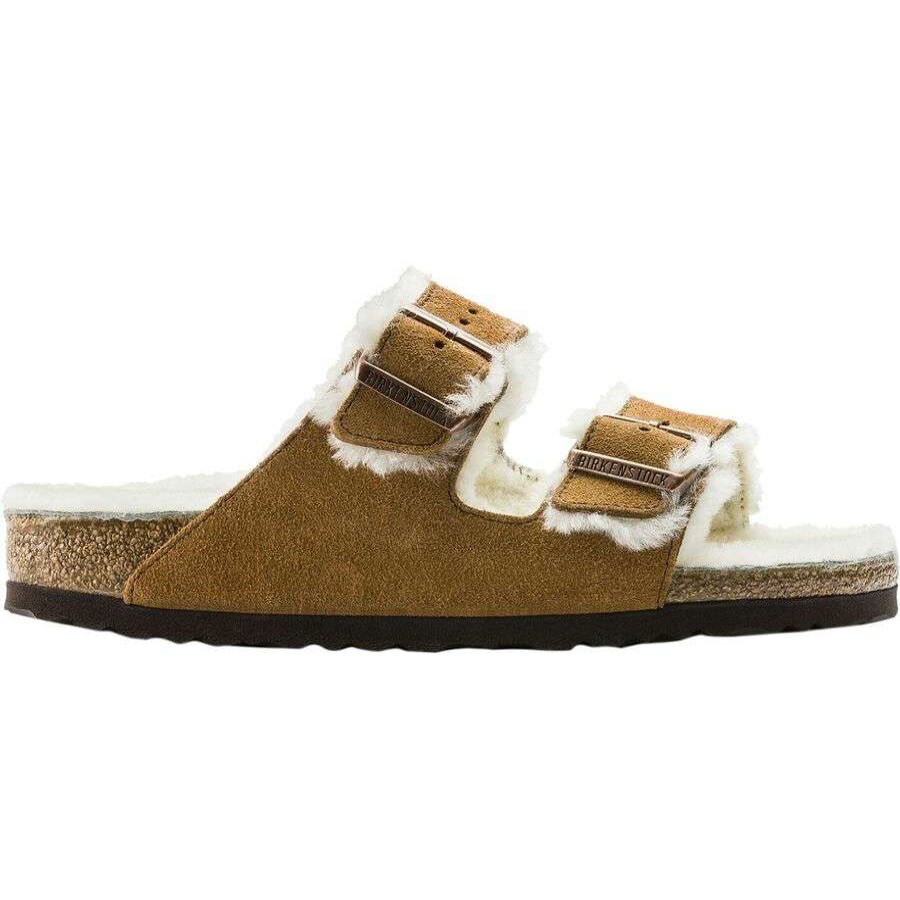 Sandals * | Birkenstock Arizona Shearling Lined Narrow Sandal Women'S Discount