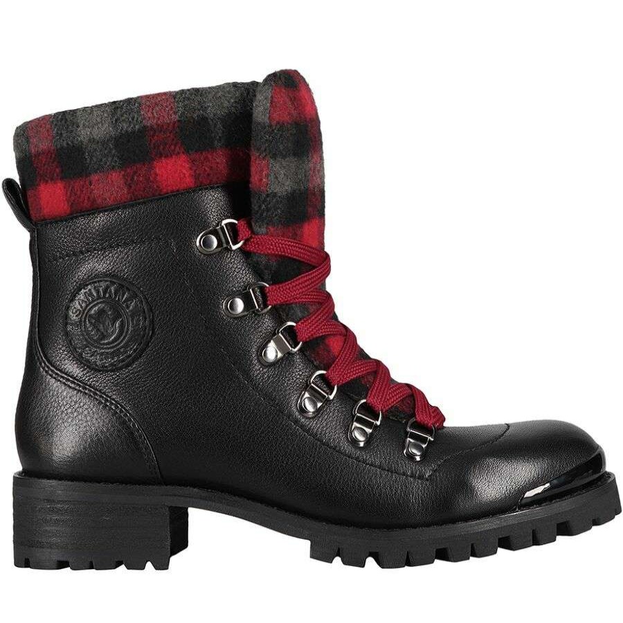 Winter Shoes * | Santana Canada Niko Boot Women'S Online Black/Plaid