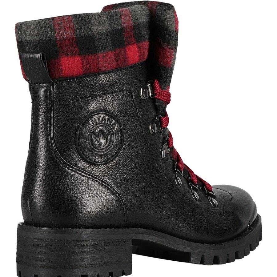 Winter Shoes * | Santana Canada Niko Boot Women'S Online Black/Plaid