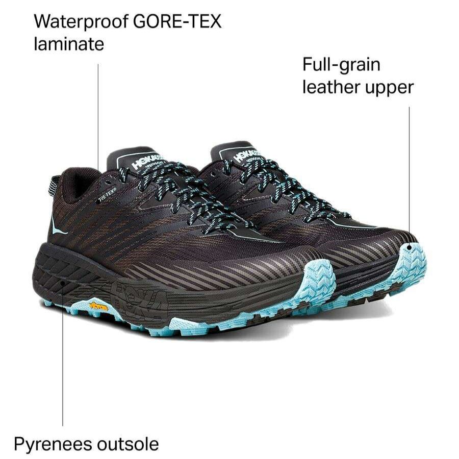 Running Shoes * | Hoka One One Speedgoat 4 Gtx Trail Running Shoe Women'S Discount Anthracite/Dark Gull Grey