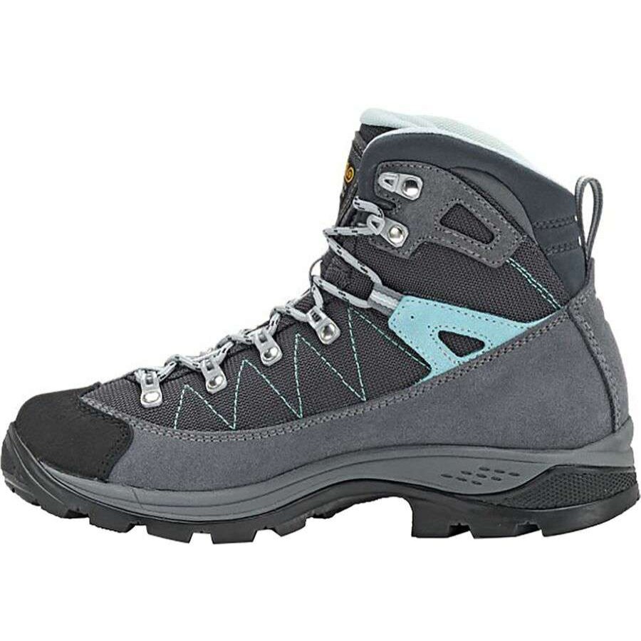 Outdoor Shoes * | Asolo Finder Gv Hiking Boot Women'S Outlet Grey/Gunmetal/Pool Side