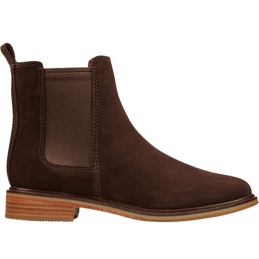 Casual Boots & Shoes * | Clarks Clarkdale Arlo Boot Women'S Discount Brown Suede