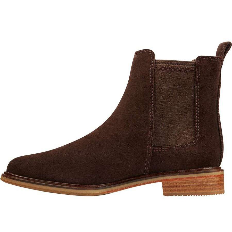 Casual Boots & Shoes * | Clarks Clarkdale Arlo Boot Women'S Discount Brown Suede