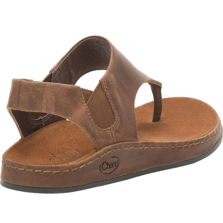 Sandals * | Chaco Wayfarer Post Sandal Women'S Sale Toffee