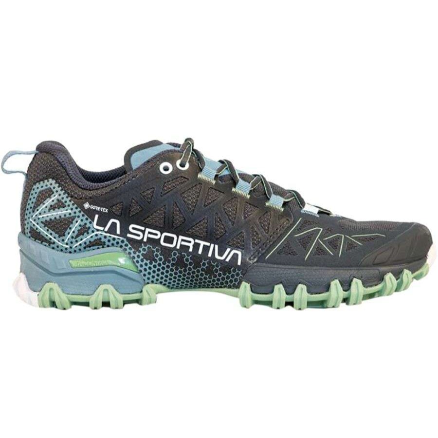 Running Shoes * | La Sportiva Bushido Ii Gtx Trail Running Shoe Women'S Sale Carbon/Mist