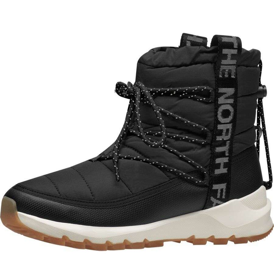 Winter Shoes * | The North Face Thermoball Lace Up Boot Women'S Outlet Tnf Black/Whisper White