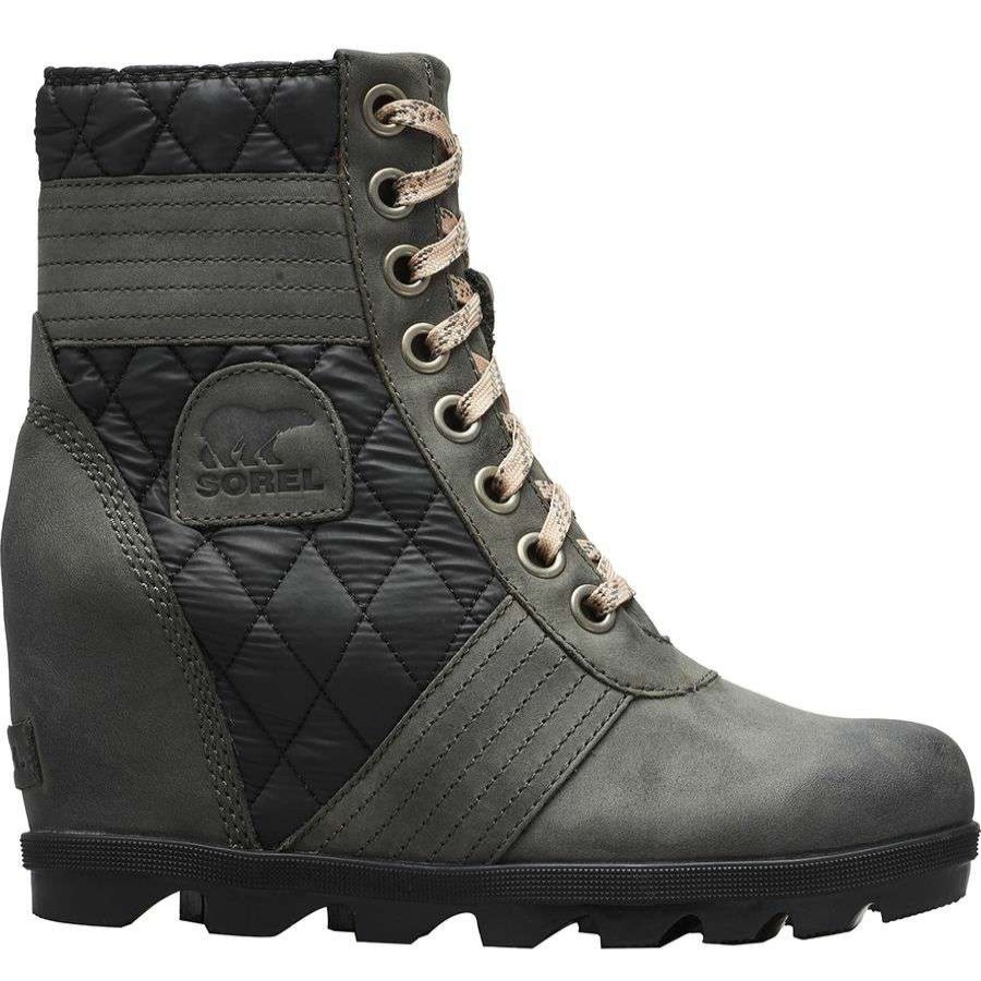 Casual Boots & Shoes * | Sorel Lexie Wedge Boot Women'S Sale Dark Slate