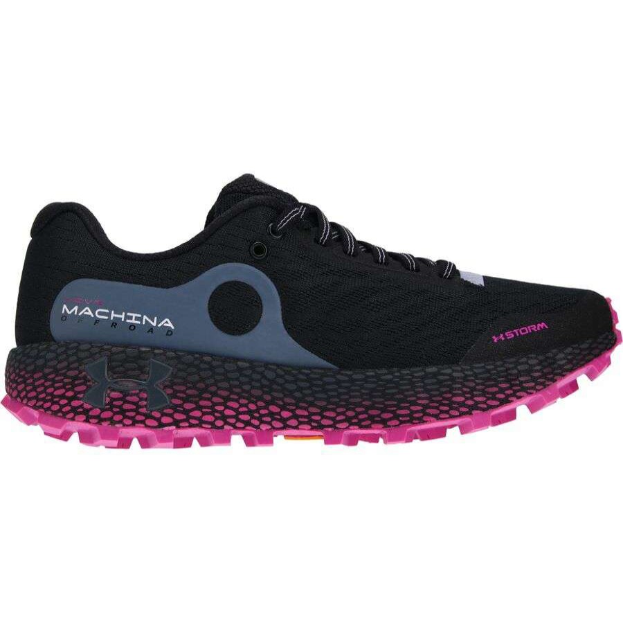 Running Shoes * | Under Armour Hovr Machina Off Road Trail Running Shoe Women'S Outlet Black/Meteor Pink/Pitch Gray