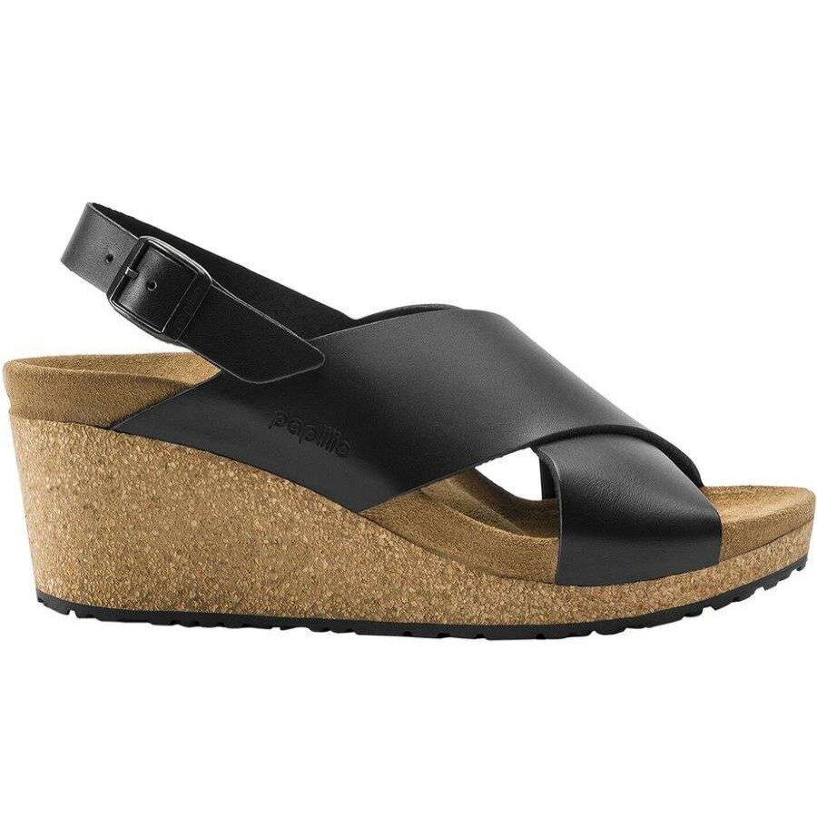 Sandals * | Birkenstock Samira Narrow Sandal Women'S Online Black Leather