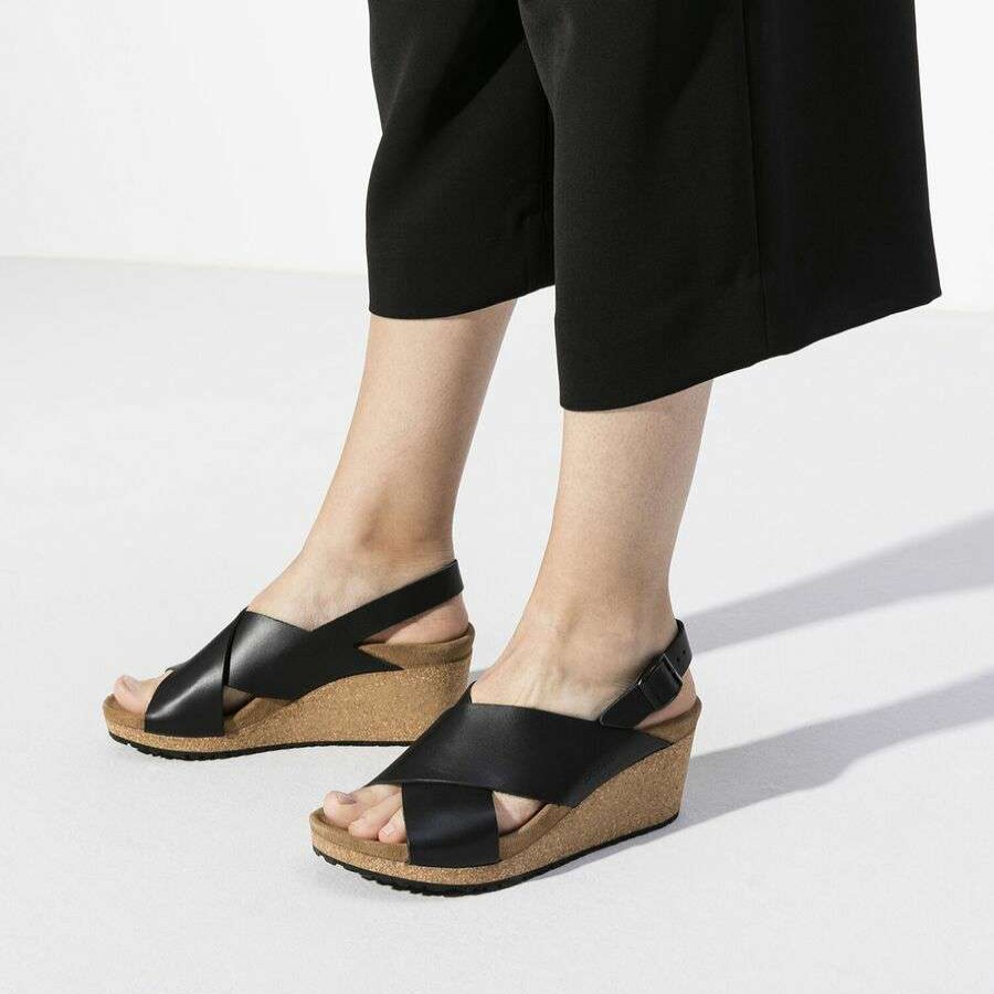 Sandals * | Birkenstock Samira Narrow Sandal Women'S Online Black Leather