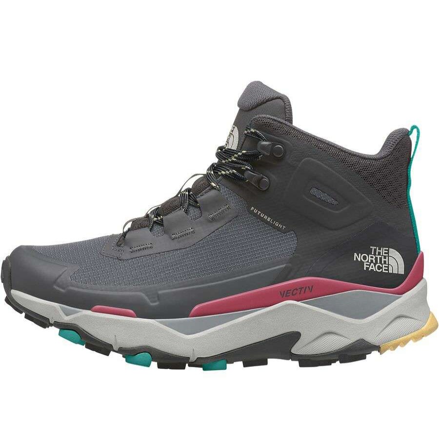 Outdoor Shoes * | The North Face Vectiv Exploris Mid Futurelight Hiking Boot Women'S Outlet Zinc Grey/Asphalt Grey