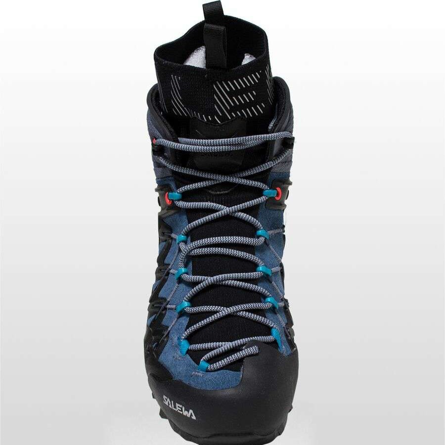 Outdoor Shoes * | Salewa Wildfire Edge Gtx Mid Hiking Boot Women'S Outlet Poseidon/Grisaille