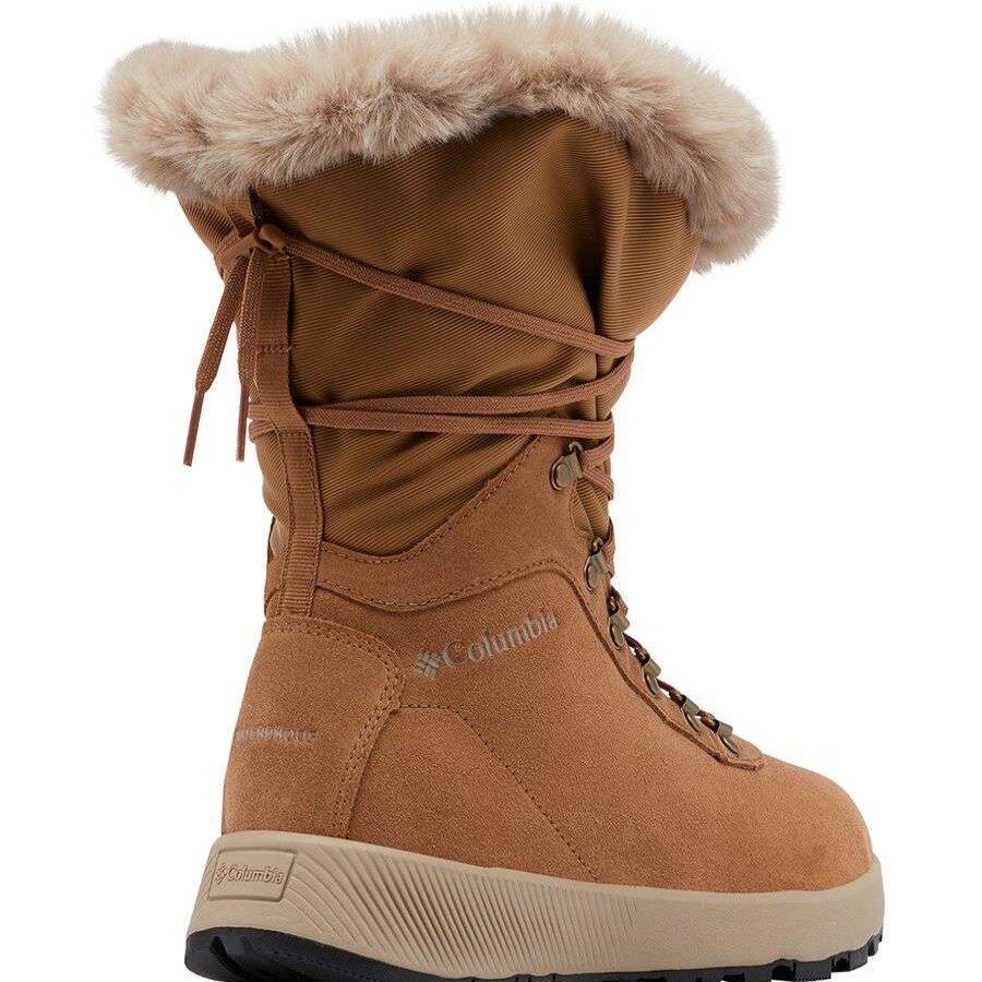 Winter Shoes * | Columbia Slopeside Village Omni-Heat Hi Boot Women'S Outlet Elk/Autumn Orange