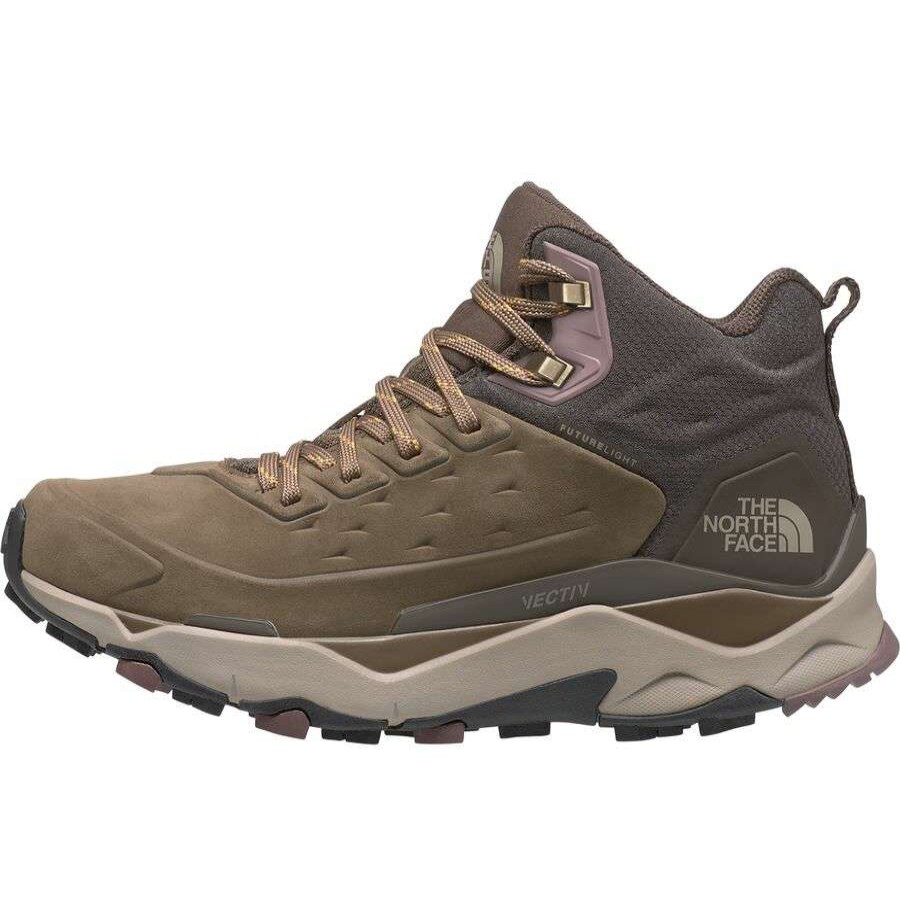 Outdoor Shoes * | The North Face Vectiv Exploris Mid Futurelight Leather Hike Boot Women'S Outlet