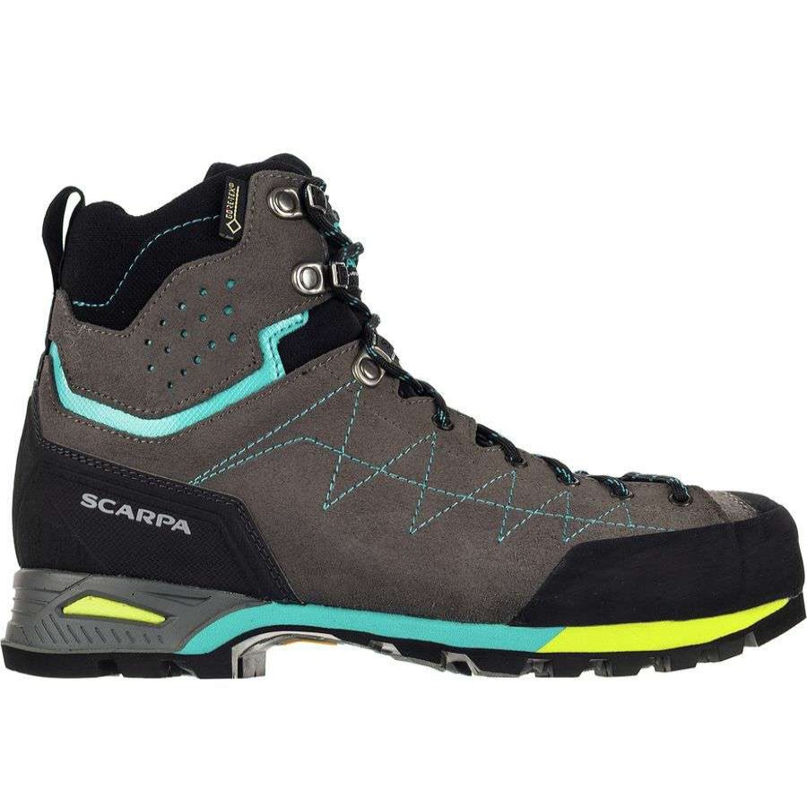 Outdoor Shoes * | Scarpa Zodiac Plus Gtx Backpacking Boot Women'S Outlet Shark/Maldive