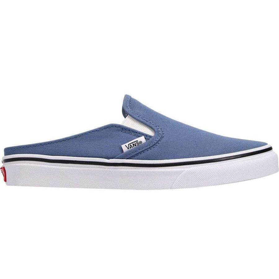 Casual Boots & Shoes * | Vans Classic Slip-On Mule Canvas Pack Shoe Women'S Discount (Canvas) Moonlight Blue/True White