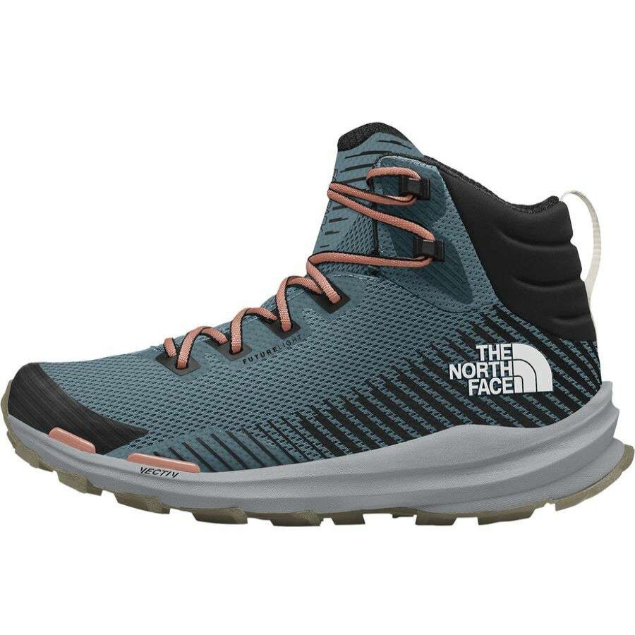 Outdoor Shoes * | The North Face Vectiv Fastpack Mid Futurelight Hiking Boot Women'S Outlet Goblin Blue/Tnf Black