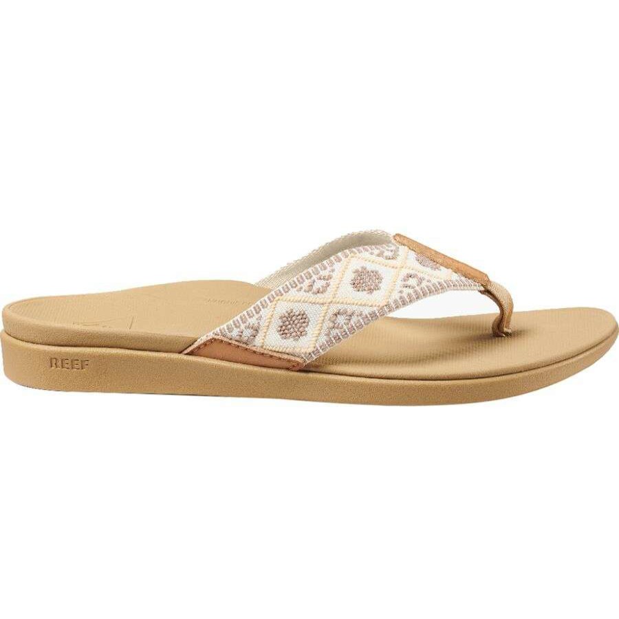 Sandals * | Reef Ortho Woven Flip Flop Women'S Outlet Vintage White