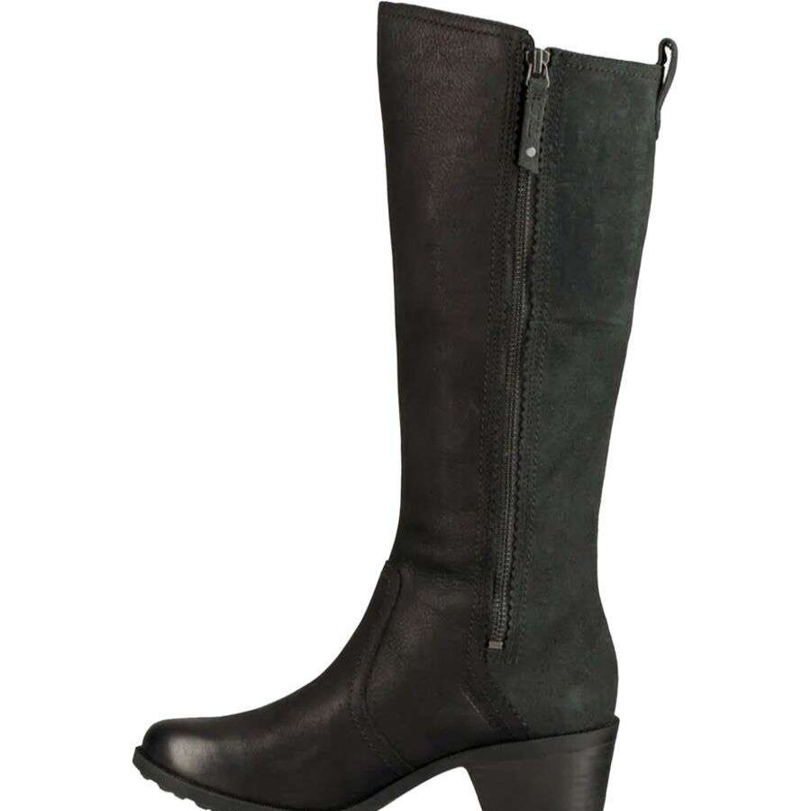 Casual Boots & Shoes * | Teva Anaya Tall Waterproof Boot Women'S Online Black