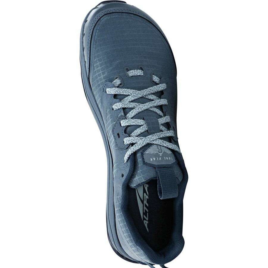 Running Shoes * | Altra Lone Peak 6 Wide Trail Running Shoe Women'S Online Navy/Light Blue