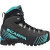 Outdoor Shoes * | Scarpa Ribelle Hd Mountaineering Boot Women'S Discount Titanium/Aqua