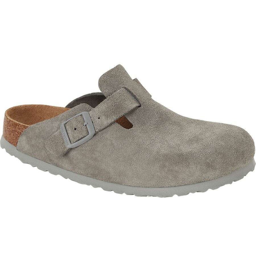 Casual Boots & Shoes * | Birkenstock Boston Soft Footbed Suede Clog Women'S Discount