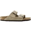 Sandals * | Birkenstock Arizona Suede Sandal Women'S Sale Taupe Suede