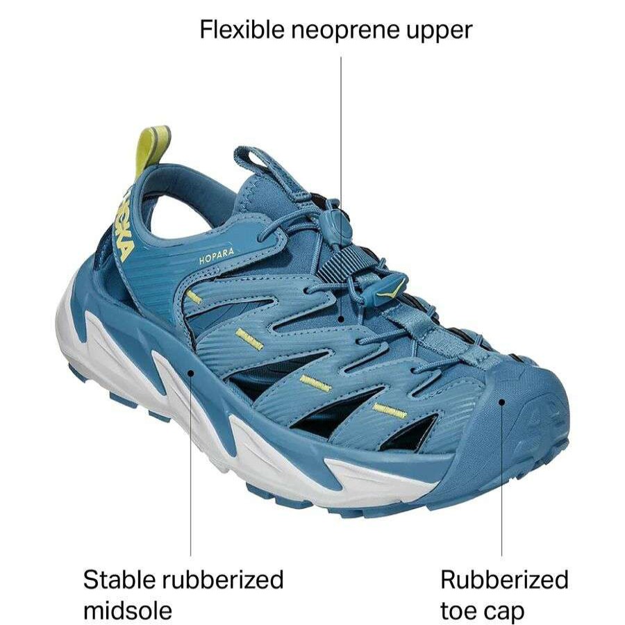 Sandals * | Hoka One One Hopara Sandal Women'S Outlet Provincial Blue/Lunar Rock