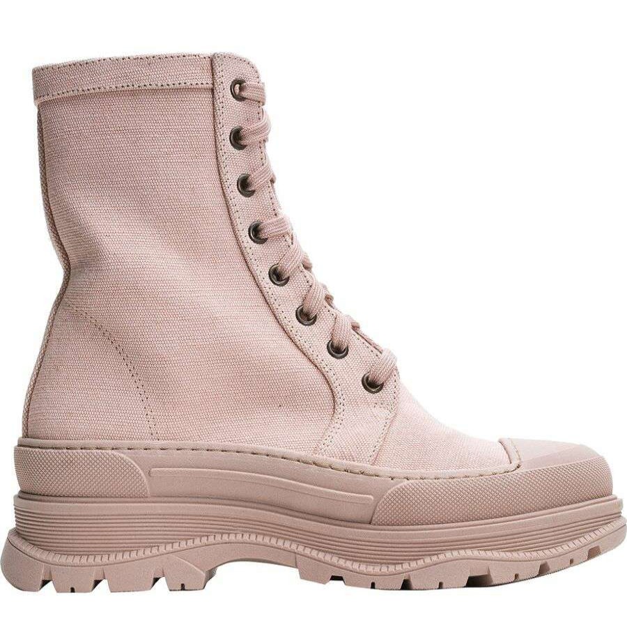 Casual Boots & Shoes * | Free People Camp Out Canvas Lace Up Boot Women'S Outlet Natural