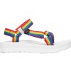 Sandals * | Teva Midform Universal Pride Sandal Women'S Discount Rainbow/White