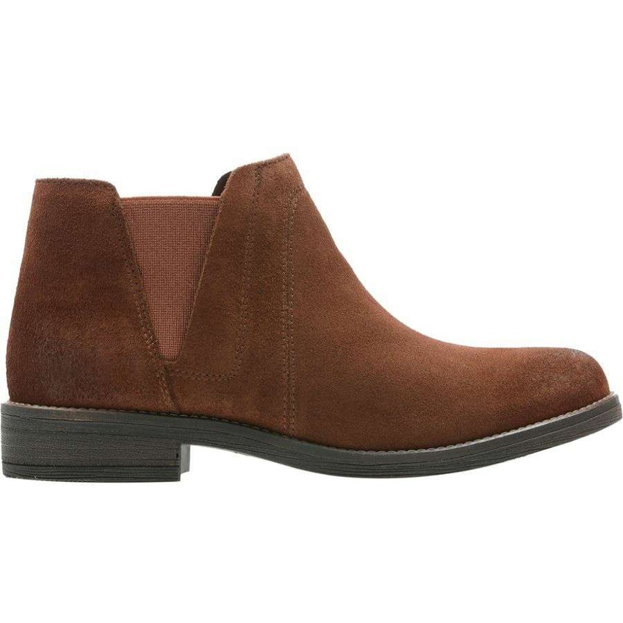 Casual Boots & Shoes * | Clarks Demi Beat Boot Women'S Outlet Tan Suede