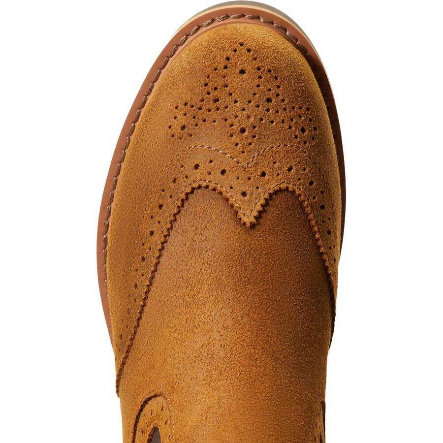 Casual Boots & Shoes * | Ariat Wexford Brogue Waterproof Boot Women'S Discount Weathered Honey