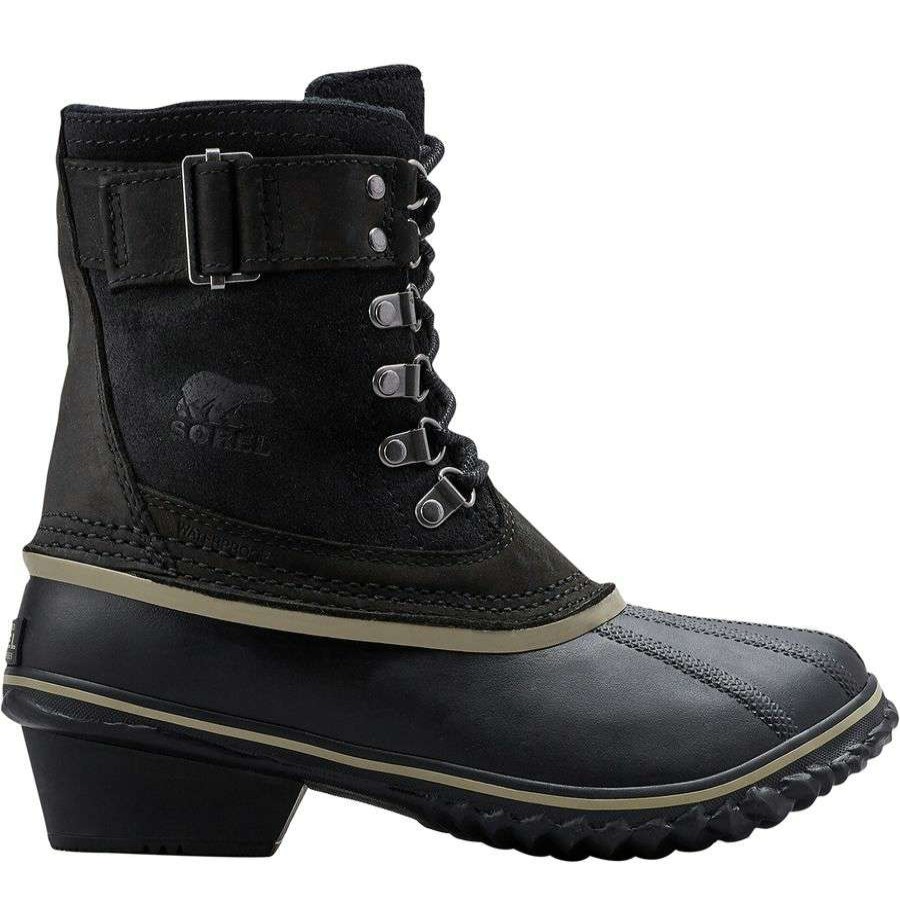 Winter Shoes * | Sorel Winter Fancy Lace Ii Boot Women'S Sale Black/Silver Sage