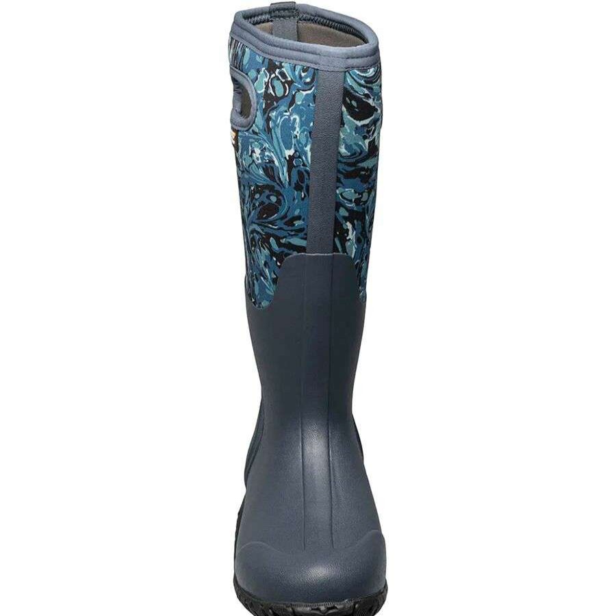 Winter Shoes * | Bogs Mesa Winter Marble Boot Women'S Discount Blue Multi