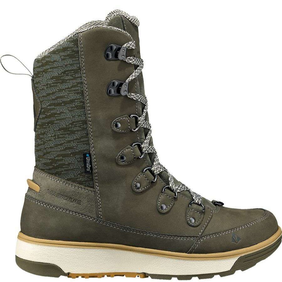 Winter Shoes * | Vasque Laplander Ultradry Boot Women'S Sale Dusty Olive/Bone White