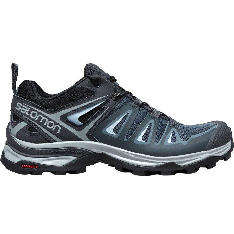 Outdoor Shoes * | Salomon X Ultra 3 Hiking Shoe Women'S Outlet Stormy Weather/Ebony/Cashmere Blue