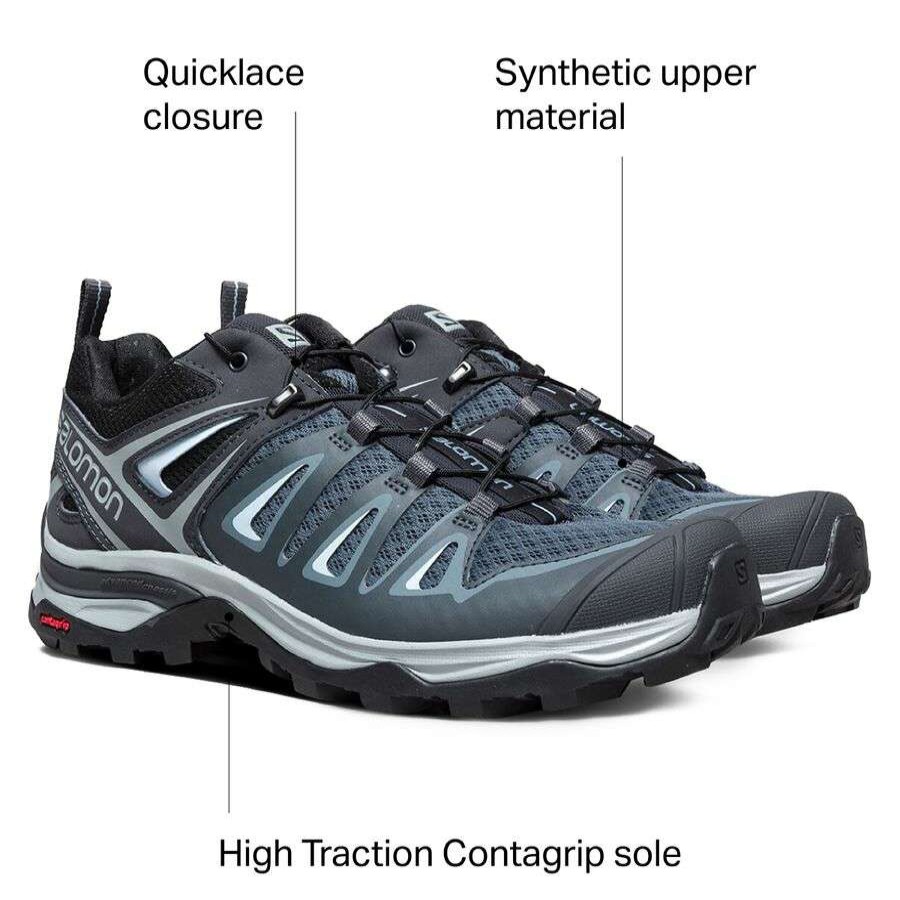 Outdoor Shoes * | Salomon X Ultra 3 Hiking Shoe Women'S Outlet Stormy Weather/Ebony/Cashmere Blue