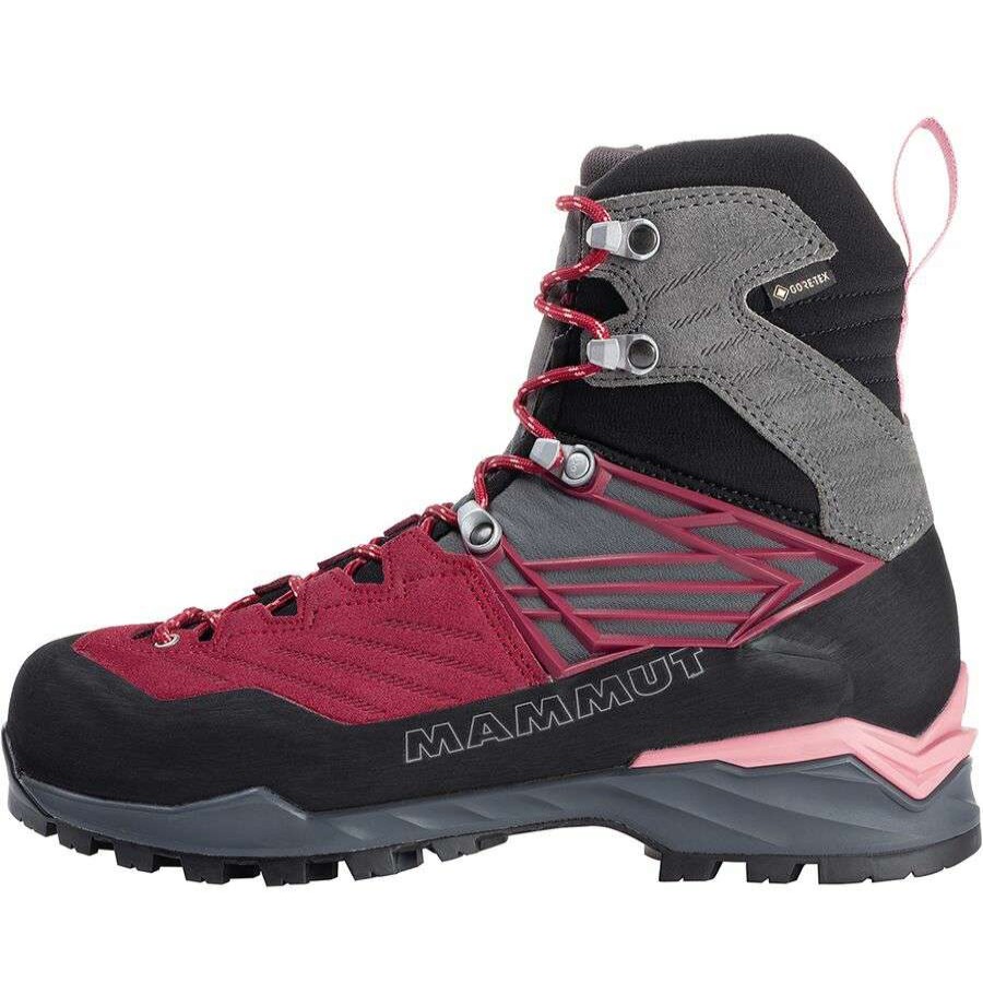 Outdoor Shoes * | Mammut Kento Pro High Gtx Mountaineering Boot Women'S Sale Titanium/Dark Sundown