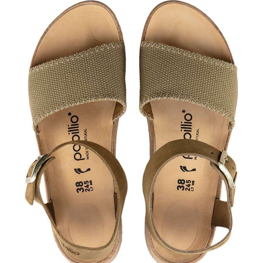 Sandals * | Birkenstock Glenda Narrow Sandal Women'S Discount Khaki Canvas