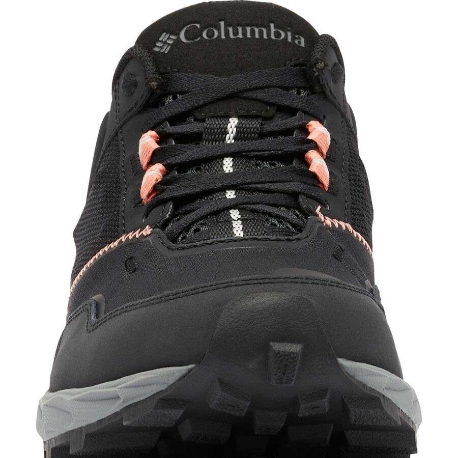 Outdoor Shoes * | Columbia Flow District Hiking Shoe Women'S Online Black/Lychee