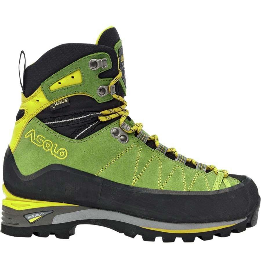 Outdoor Shoes * | Asolo Elbrus Gv Mountaineering Boot Women'S Outlet Lime/Mimosa