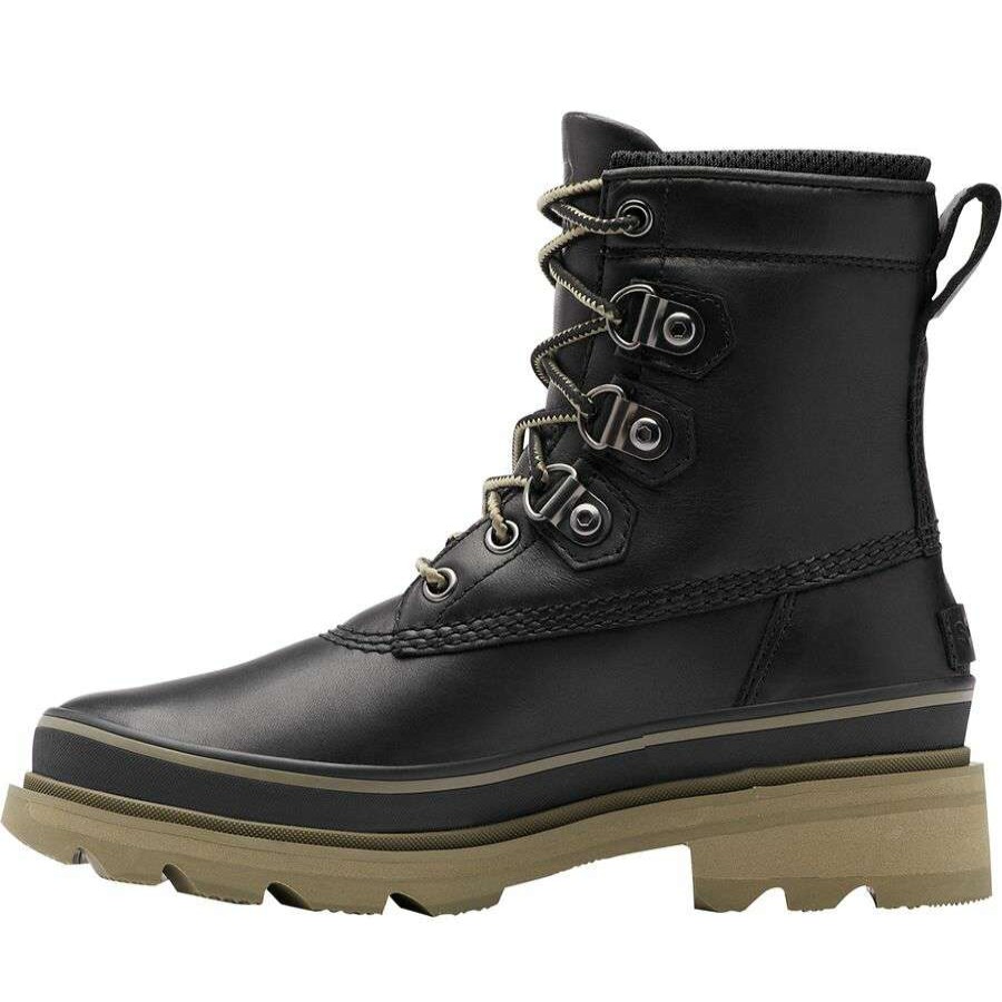 Winter Shoes * | Sorel Lennox Street Boot Women'S Discount Black/Sage