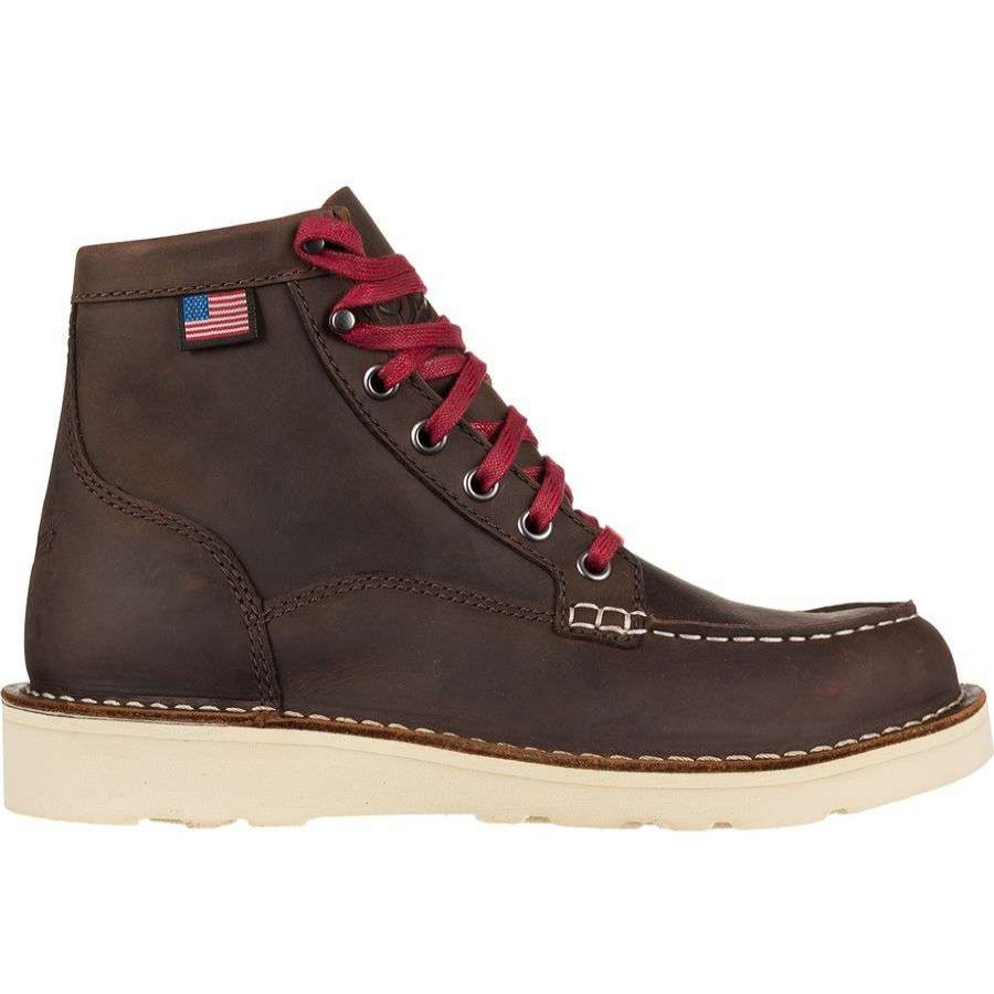 Casual Boots & Shoes * | Danner Bull Run Moc Toe Boot Women'S Discount Brown