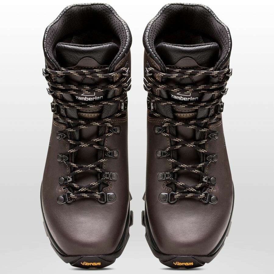 Outdoor Shoes * | Zamberlan Vioz Gtx Backpacking Boot Women'S Sale Dark Brown