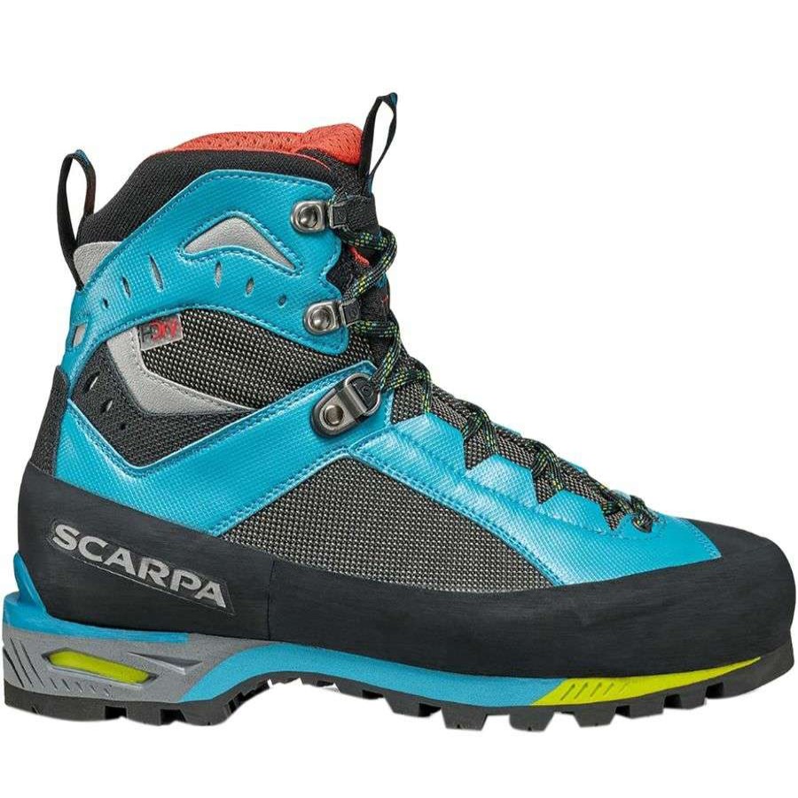 Outdoor Shoes * | Scarpa Charmoz Mountaineering Boot Women'S Online Shark/Maldive