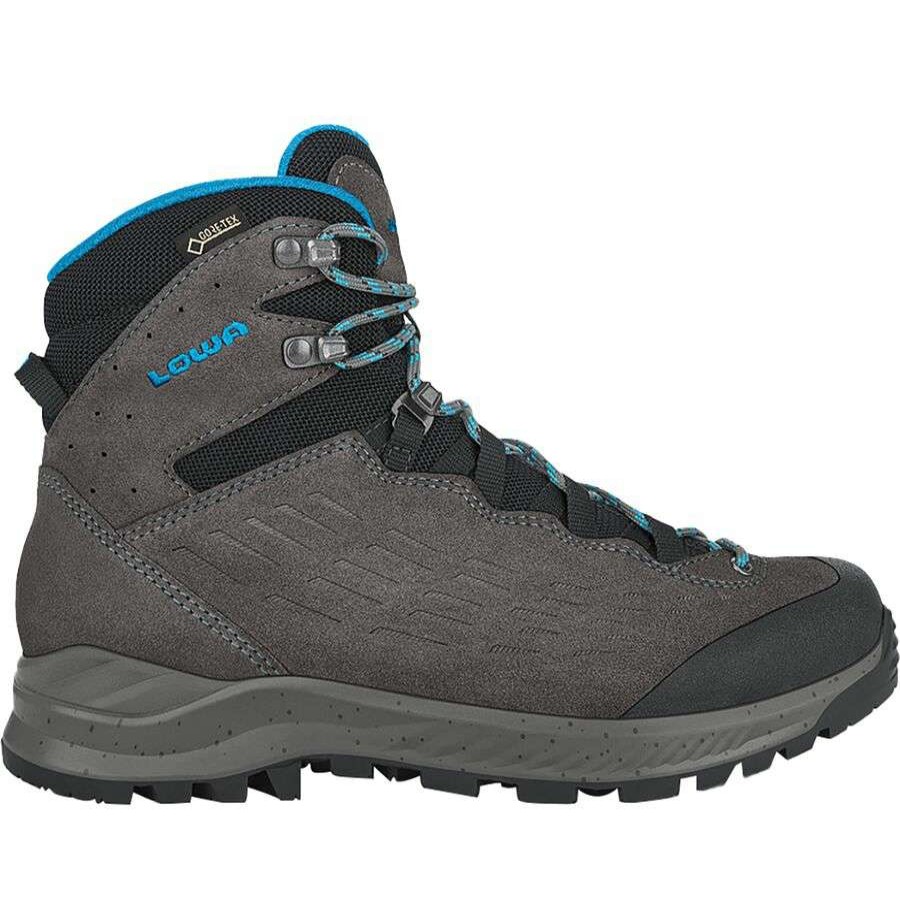 Outdoor Shoes * | Lowa Explorer Gtx Mid Backpacking Boot Women'S Sale Anthracite/Turquoise