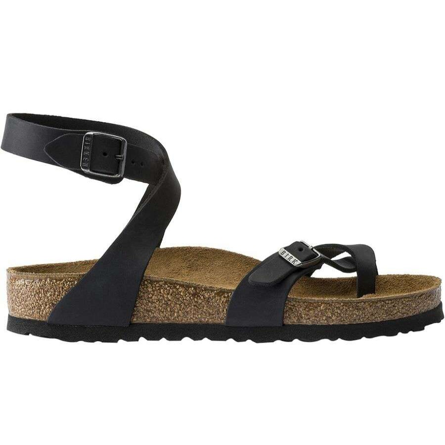 Sandals * | Birkenstock Yara Limited Edition Sandal Women'S Discount Black Oiled Leather