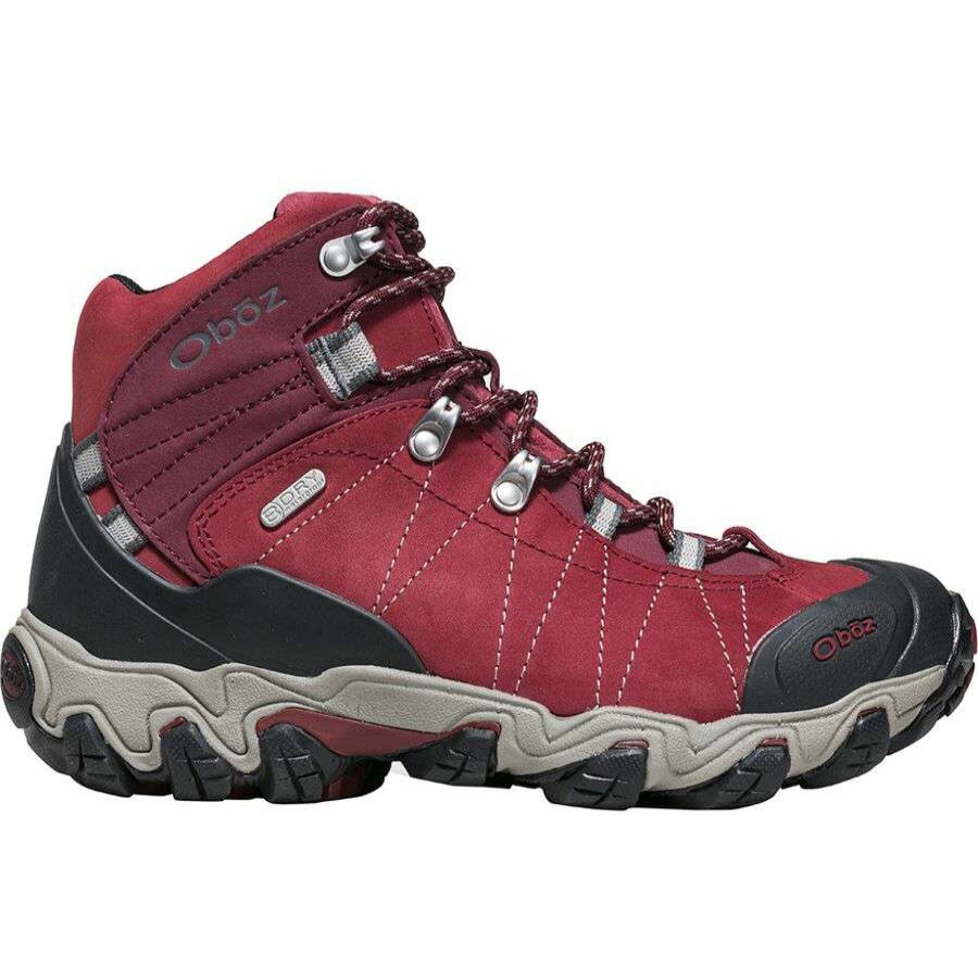 Outdoor Shoes * | Oboz Bridger Mid B-Dry Wide Hiking Boot Women'S Sale