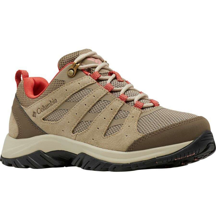 Outdoor Shoes * | Columbia Redmond Iii Hiking Shoe Women'S Sale Pebble/Scorched Coral