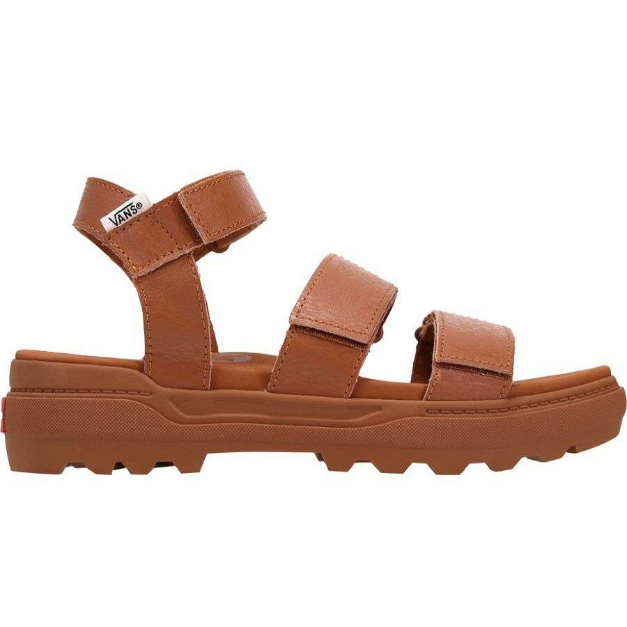 Sandals * | Vans Colfax Textured Waves Pack Sandal Women'S Online (Textured Waves) Bombay Brown